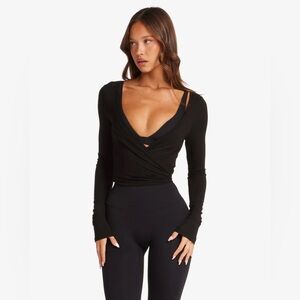 CSB  BALLET WRAP TOP